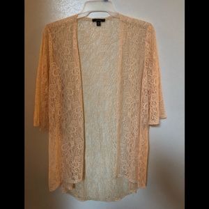 Cream/blush cardigan